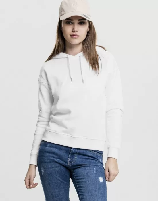 Дамски суичър в бяло Urban Classics Ladies Hoody, Суичъри - Hoodstyle.bg