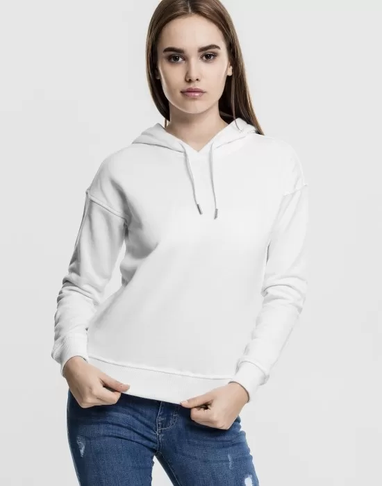 Дамски суичър в бяло Urban Classics Ladies Hoody, Суичъри - Hoodstyle.bg
