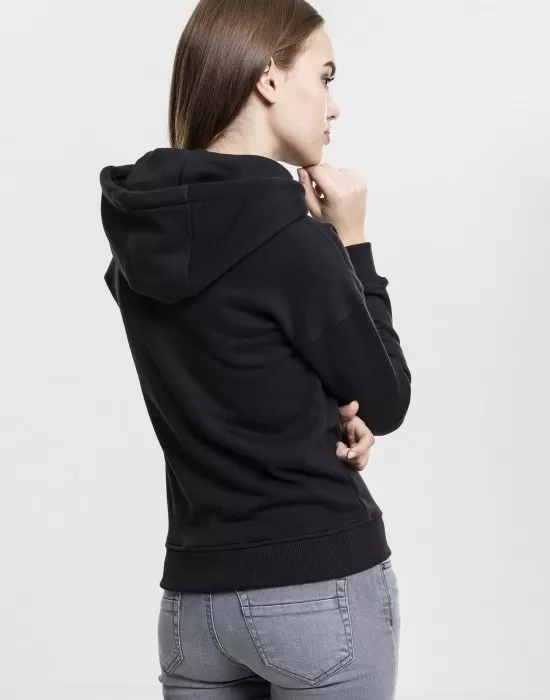 Дамски суичър в черно Urban Classics Ladies Hoody, Суичъри - Hoodstyle.bg