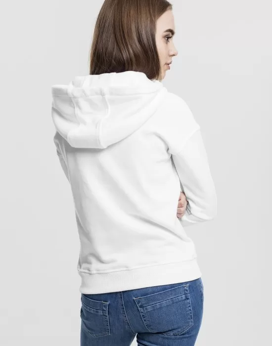 Дамски суичър в бяло Urban Classics Ladies Hoody, Суичъри - Hoodstyle.bg