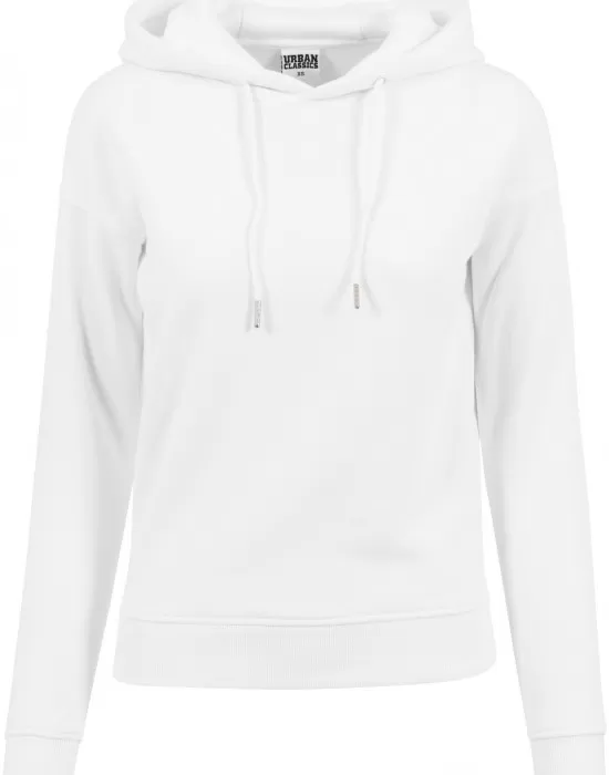 Дамски суичър в бяло Urban Classics Ladies Hoody, Суичъри - Hoodstyle.bg