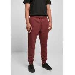 Мъжко долнище в тъмночервен цвят Urban Classics Basic 
