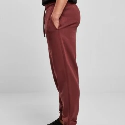 Мъжко долнище в тъмночервен цвят Urban Classics Basic 