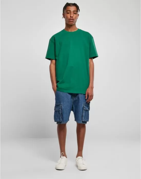 Мъжка изчистена тениска в зелен цвят Urban Classics green, Тениски - Hoodstyle.bg