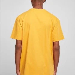 Мъжка изчистена тениска в жълто Urban Classics magicmango 