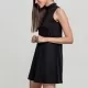 Дамска мини рокля в черен цвят Urban Classics Ladies A-Line Turtleneck Dress black, Рокли - Hoodstyle.bg