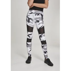 Дамски спортен клин в камуфлаж Urban Classics snowcamo