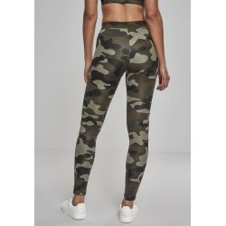 Дамски спортен клин в камуфлаж Urban Classics woodcamo/blk