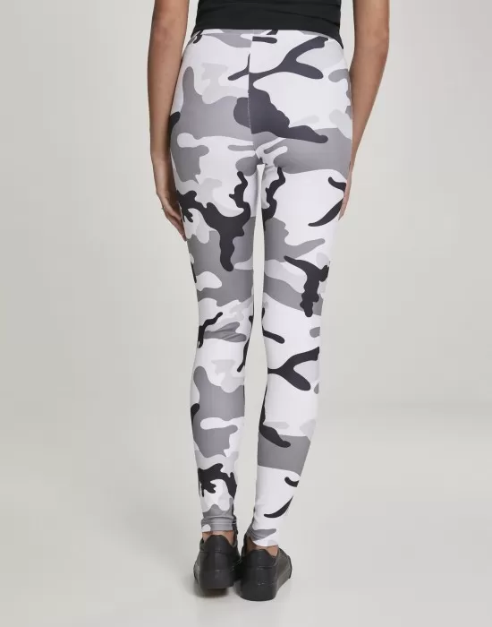 Дамски спортен клин в камуфлаж Urban Classics snowcamo, Клинове - Hoodstyle.bg
