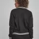 Дамско черно колежанско яке Urban Classics, Якета - Hoodstyle.bg