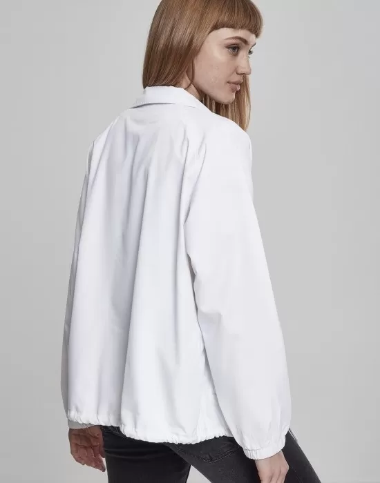 Дамско яке в бяло от Urban Classics Ladies Coach, Якета - Hoodstyle.bg