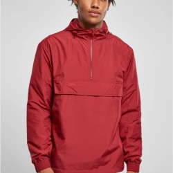 Мъжко червено яке без закопчаване Urban Classics brickred