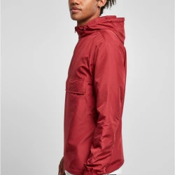 Мъжко червено яке без закопчаване Urban Classics brickred