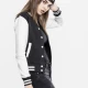 Дамско колежанско яке в черно и бяло от Urban Classics Ladies, Якета - Hoodstyle.bg