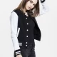 Дамско колежанско яке в черно и бяло от Urban Classics Ladies, Якета - Hoodstyle.bg