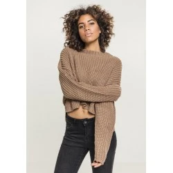 Дамска блуза в бежово от Urban Classics Ladies Wide Oversize Sweater 