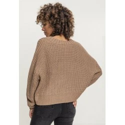Дамска блуза в бежово от Urban Classics Ladies Wide Oversize Sweater 