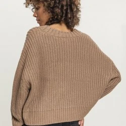 Дамска блуза в бежово от Urban Classics Ladies Wide Oversize Sweater 