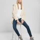 Дамско палто в цвят крем Urban Classics, Якета - Hoodstyle.bg