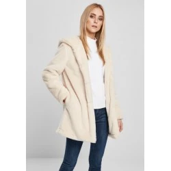 Дамско палто в цвят крем Urban Classics