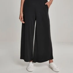 Дамски панталон в черен цвят Urban Classics Ladies Modal Culotte black