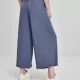 Дамски панталон в сив цвят Urban Classics Ladies Modal Culotte vintageblue, Панталони - Hoodstyle.bg