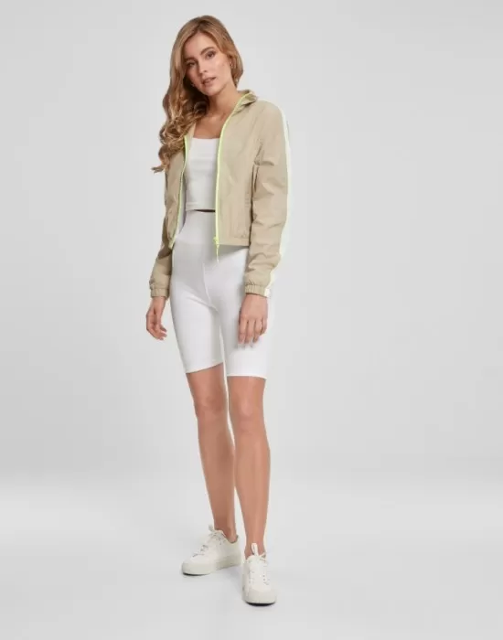 Дамски къс клин с висока талия в бял цвят Urban Classics Ladies High Waist Cycle Shorts, Клинове - Hoodstyle.bg