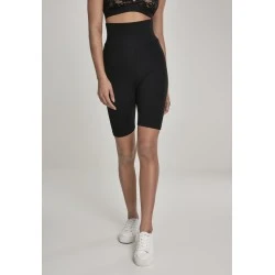 Комплект дамски къси панталони в електриково зелено и черно Urban Classics Ladies High Waist Cycle Shorts 2-Pack
