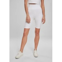 Дамски къс клин с висока талия в бял цвят Urban Classics Ladies High Waist Cycle Shorts 