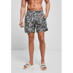 Мъжки плувни шорти Urban Classics Pattern?Swim Shorts tattoo aop 