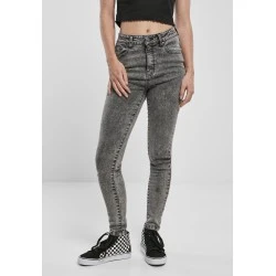 Дамски дънки в черно от Urban Classics Ladies High Waist Skinny