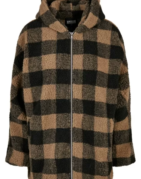 Дамско яке в бежово каре Urban Classics, Якета - Hoodstyle.bg