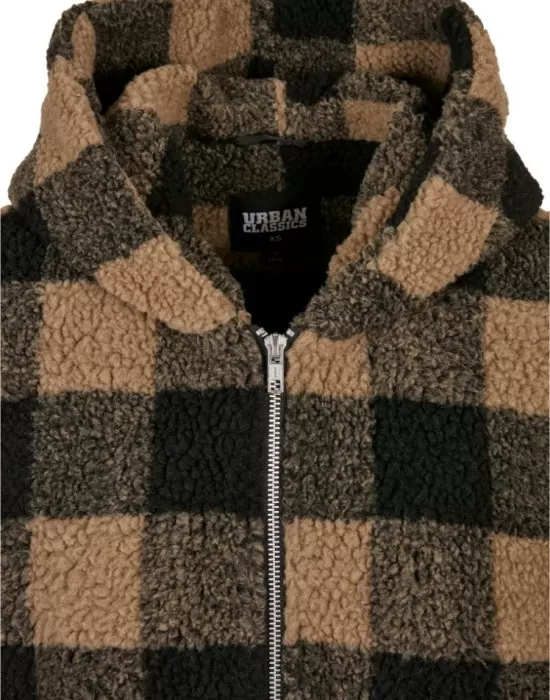 Дамско яке в бежово каре Urban Classics, Якета - Hoodstyle.bg