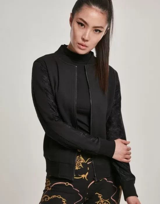 Дамско горнище тип бомбър Urban Classics Ladies Lace Bomber, Якета - Hoodstyle.bg