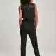 Дамски гащеризон с дантела в черен цвят Urban Classics Ladies Lace Block Jumpsuit, Панталони - Hoodstyle.bg