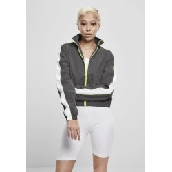 Дамско яке в тъмносиво от Urban Classics Ladies Short Piped Track 