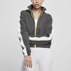 Дамско яке в тъмносиво от Urban Classics Ladies Short Piped Track 