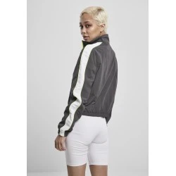 Дамско яке в тъмносиво от Urban Classics Ladies Short Piped Track 