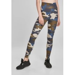 Дамски клин в камуфлажен цвят Urban Classics Ladies summerolive camo