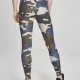 Дамски клин в цвят маслина с камуфлажни шарки Urban Classics Ladies High Waist Camo Tech Leggings, Клинове - Hoodstyle.bg