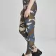 Дамски клин в цвят маслина с камуфлажни шарки Urban Classics Ladies High Waist Camo Tech Leggings, Клинове - Hoodstyle.bg