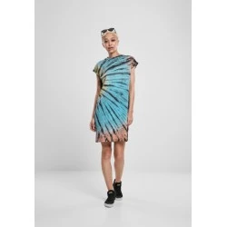 Дамска рокля Urban Classics Ladies Tie Dye Dress black 