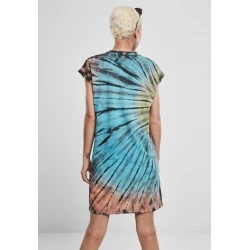 Дамска рокля Urban Classics Ladies Tie Dye Dress black 