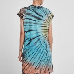 Дамска рокля Urban Classics Ladies Tie Dye Dress black 