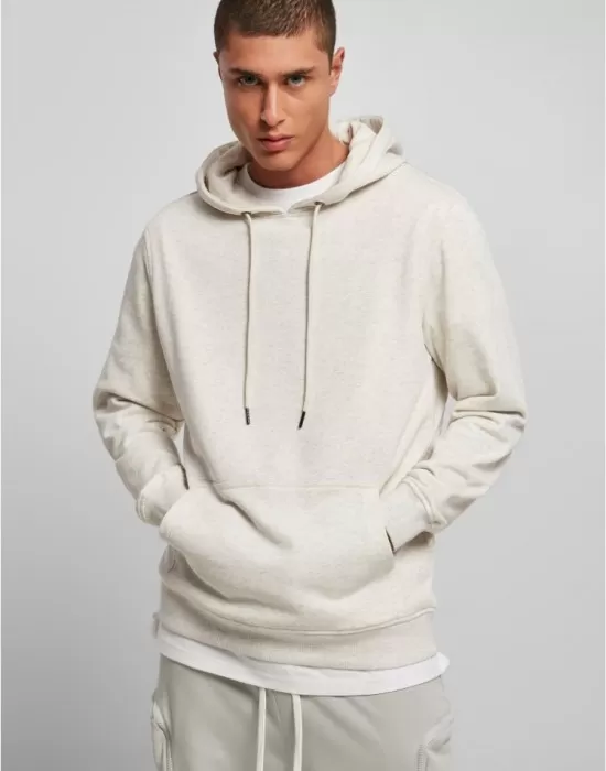 Мъжки светлосив суичър Urban Classics Basic Terry lightgrey, Суичъри - Hoodstyle.bg