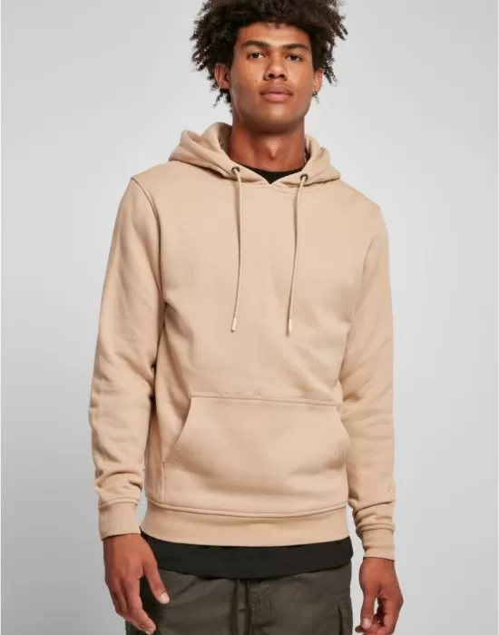 Мъжки бежов суичър Urban Classics Basic Terry unionbeige, Суичъри - Hoodstyle.bg