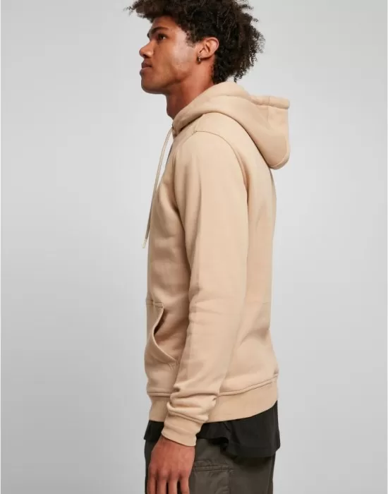 Мъжки бежов суичър Urban Classics Basic Terry unionbeige, Суичъри - Hoodstyle.bg