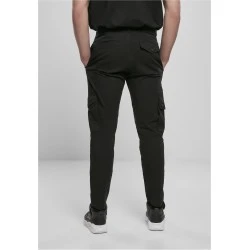 Мъжки панталони в черно Urban Classics Tapered Cargo Pants 