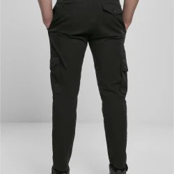 Мъжки панталони в черно Urban Classics Tapered Cargo Pants 