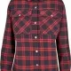 Дамска карирана риза в тъмносиньо и червено Urban Classics Ladies Oversized Overshirt midnightnavy/red, Жилетки - Hoodstyle.bg